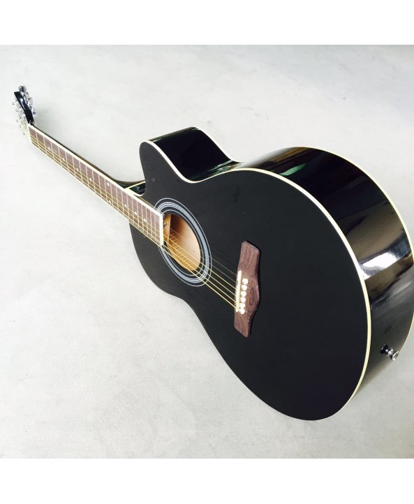 REDDING 39 ACOUSTIC W/CUTAWAY BLACK